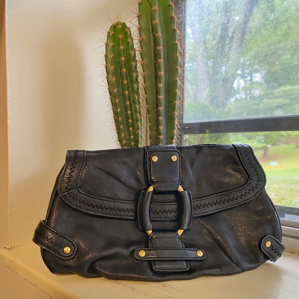 Sigrid Olsen 100% leather clutch